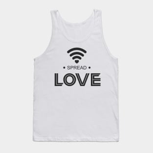 Spread love wifi peace Tank Top